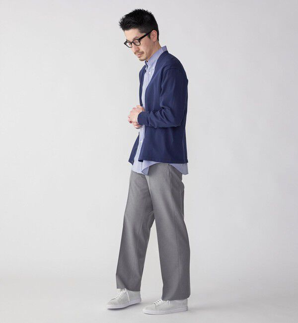 SHIPS「SHIPS: 〈手洗い可能〉14ゲージ TEXBRID(R) リネン カーディガン」|カーディガン|