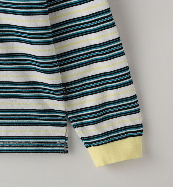 SHIPS KIDS「SHIPS KIDS:140～160cm / マルチ ボーダー 長袖 TEE」|Tシャツ・カットソー|