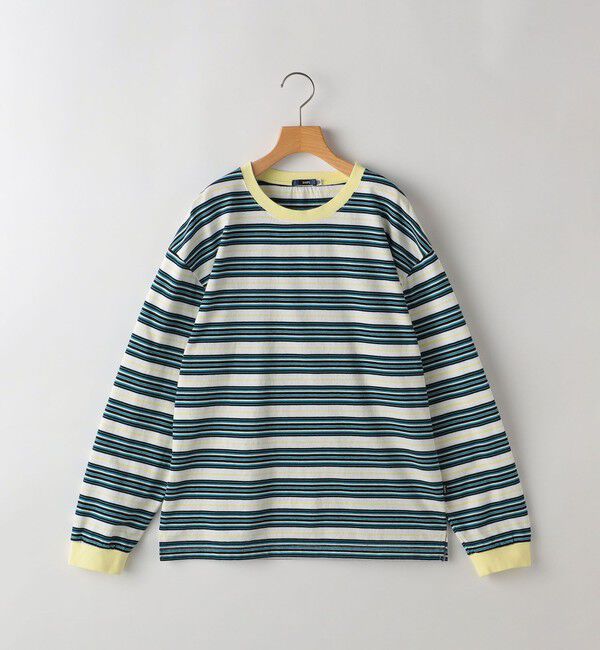 SHIPS KIDS「SHIPS KIDS:140～160cm / マルチ ボーダー 長袖 TEE」|Tシャツ・カットソー|