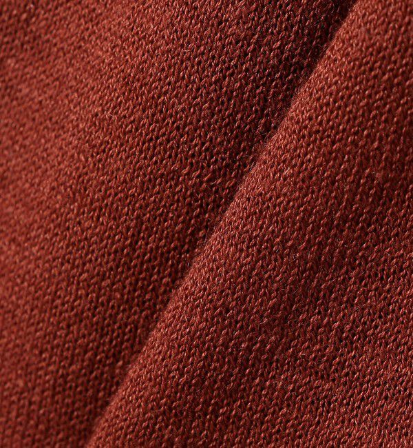 SHIPS any「SHIPS any:〈手洗い可能〉リネン ミックス Vネック ショート シアー カーディガン」|カーディガン|