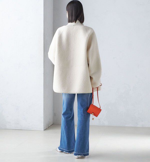 SHIPS for women「〈手洗い可能〉リバーシブル ボア &times; フリース ブルゾン」|ブルゾン・スタジャン|