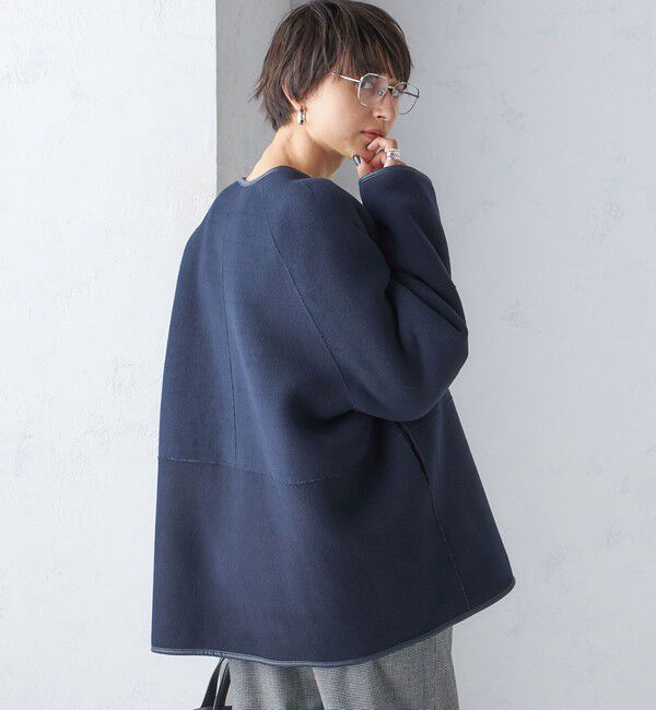 SHIPS for women「〈手洗い可能〉リバーシブル ボア &times; フリース ブルゾン」|ブルゾン・スタジャン|