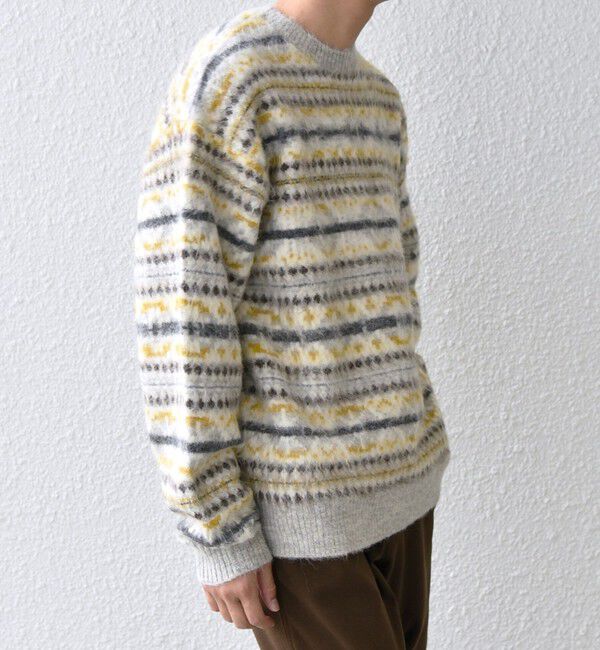 SHIPS any「SHIPS any :〈手洗い可能〉フェアアイル シャギー クルーネック ニット◇」|ニット・セーター|