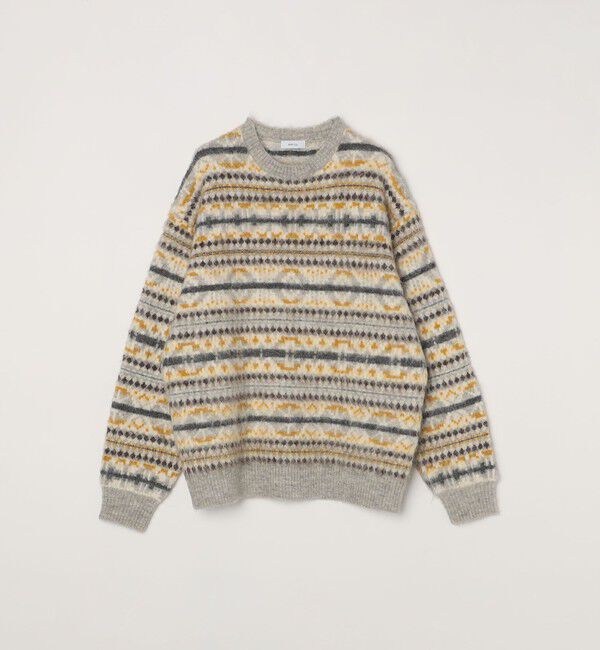 SHIPS any「SHIPS any :〈手洗い可能〉フェアアイル シャギー クルーネック ニット◇」|ニット・セーター|