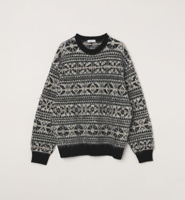 SHIPS any「SHIPS any :〈手洗い可能〉フェアアイル シャギー クルーネック ニット◇」|ニット・セーター|