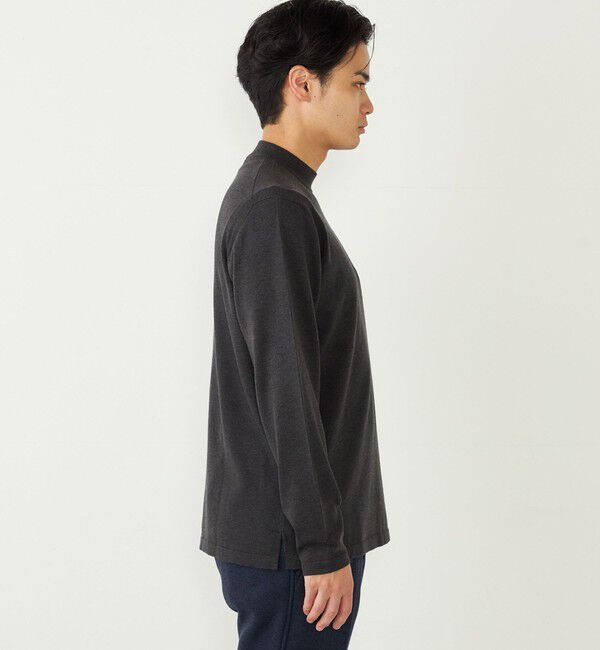 SHIPS Colors 「SHIPS Colors:〈吸湿発熱・手洗い可能〉Solist(R) Heat モックネック ニット」|ニット・セーター|