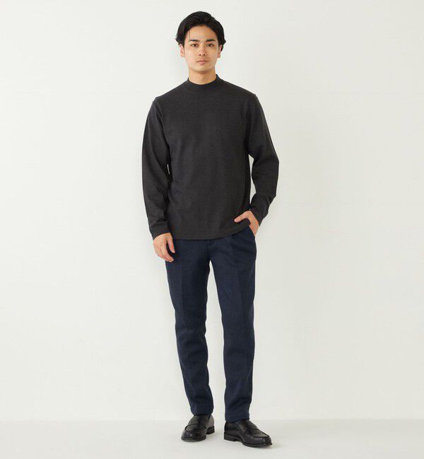 SHIPS Colors 「SHIPS Colors:〈吸湿発熱・手洗い可能〉Solist(R) Heat モックネック ニット」|ニット・セーター|