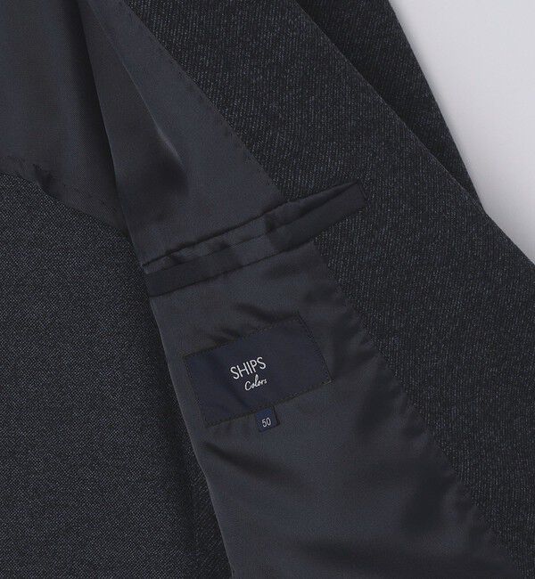 SHIPS Colors 「SHIPS Colors:〈手洗い可能〉AVANT(R)LOOP ジャケット(セットアップ対応可能)」|テーラードジャケット|
