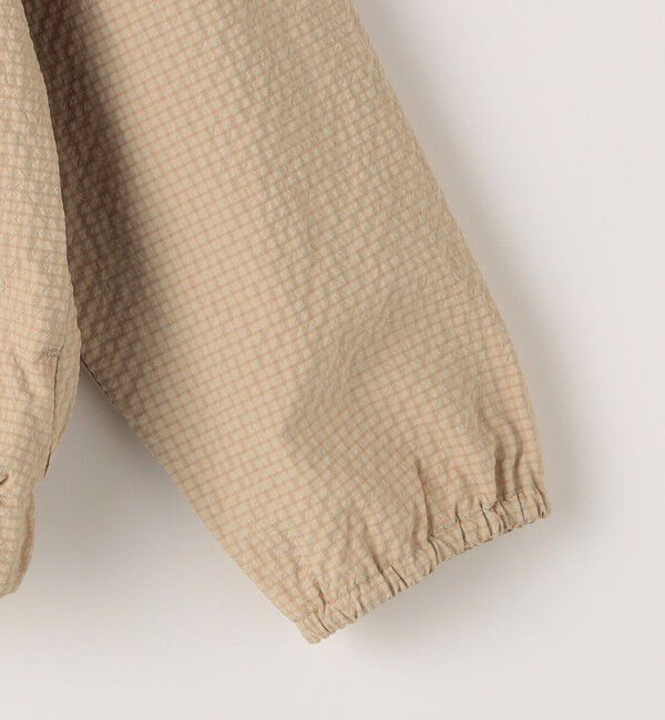 SHIPS KIDS「SHIPS KIDS:140～150cm /〈UVカット/洗濯機可能〉フリル パーカ」|ブルゾン・スタジャン|