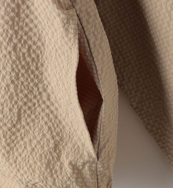 SHIPS KIDS「SHIPS KIDS:140～150cm /〈UVカット/洗濯機可能〉フリル パーカ」|ブルゾン・スタジャン|