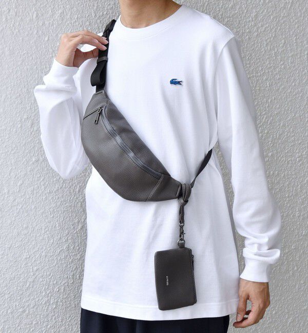 SHIPS any「SHIPS any: スプリット レザー ボディバッグ (カードケース付き) 25AW◇」|その他|