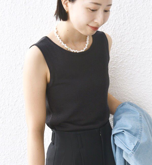 SHIPS for women「〈洗濯機可能〉2WAY ラメ タンクトップ」|タンクトップ|