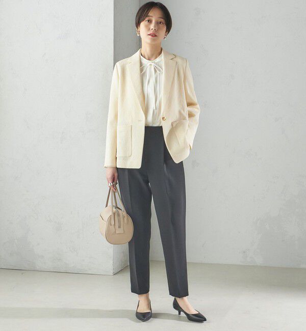 SHIPS for women「〈手洗い可能〉ストレッチ混 シングル 1ボタン テーラード ジャケット」|テーラードジャケット|