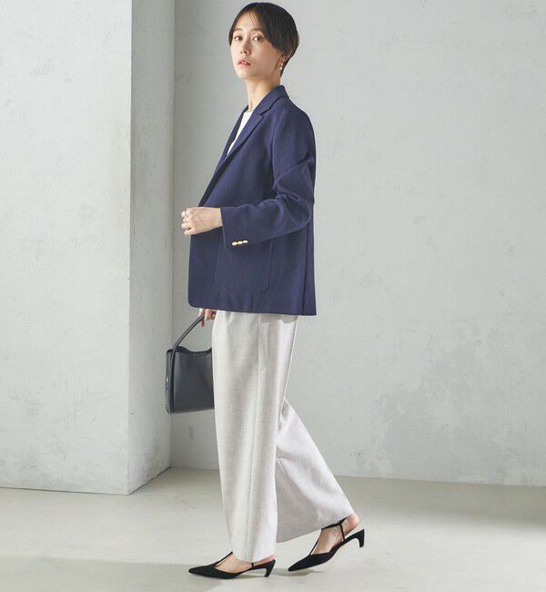 SHIPS for women「〈手洗い可能〉ストレッチ混 シングル 1ボタン テーラード ジャケット」|テーラードジャケット|