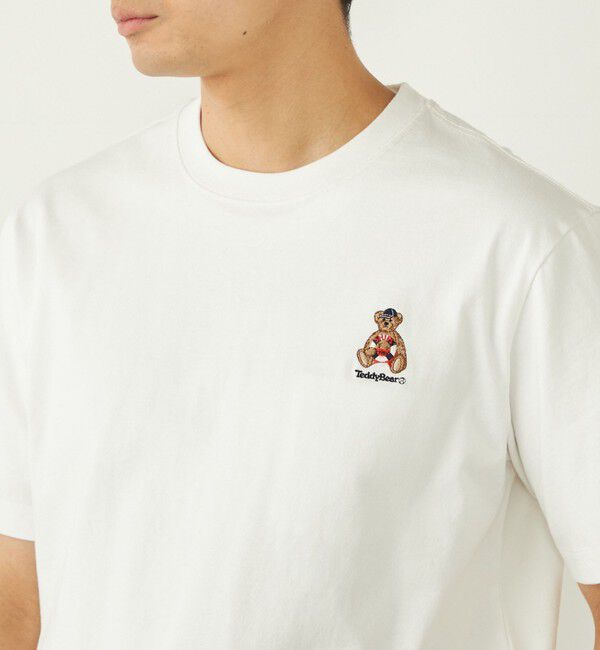 SHIPS Colors 「SHIPS Colors: TeddyBear(R) プリント & ステッチ Tシャツ◇」|Tシャツ・カットソー|ホワイト