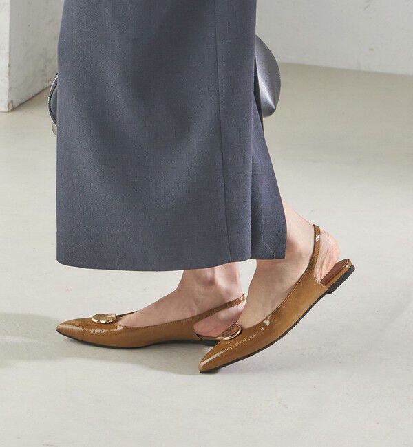 SHIPS for women「2WAY バックル スリング バック フラット シューズ」|パンプス|