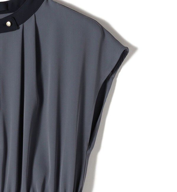 SHIPS Colors 「SHIPS Colors:〈手洗い可能〉配色 ギャザー フレンチスリーブ ワンピース◇」|ワンピース|