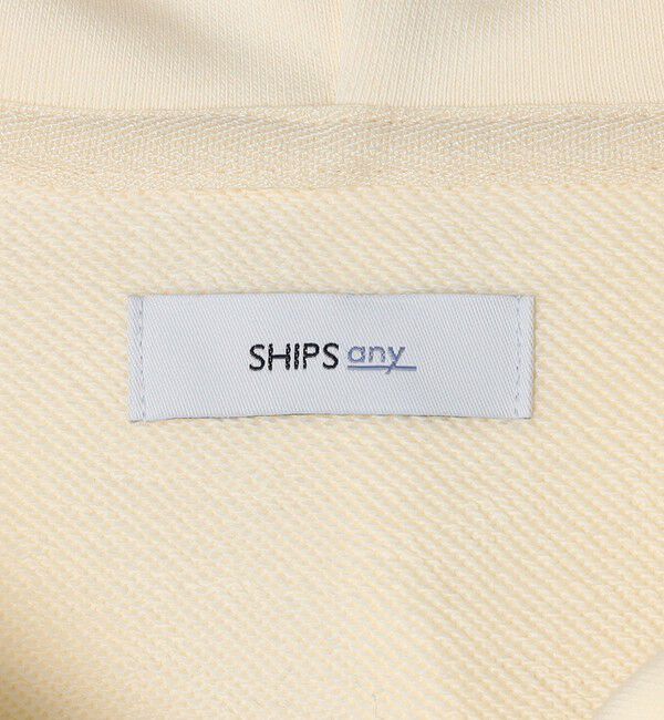 SHIPS any「SHIPS any: CLASSY バックタック スウェット ジップ パーカー◇」|パーカー|