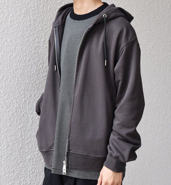 SHIPS any「SHIPS any: CLASSY バックタック スウェット ジップ パーカー◇」|パーカー|