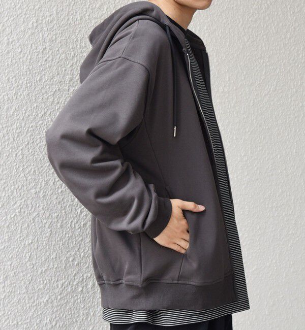 SHIPS any「SHIPS any: CLASSY バックタック スウェット ジップ パーカー◇」|パーカー|