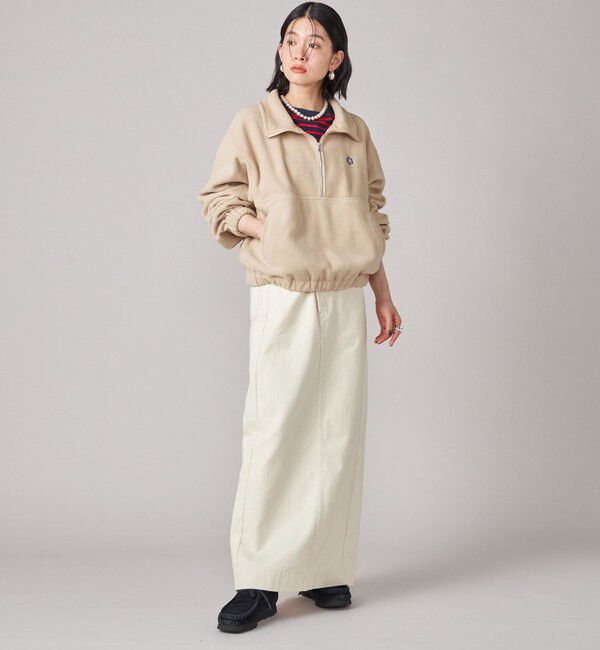 SHIPS for women「SHIPS NINE CASE:〈手洗い可能〉フリース ハーフ ジップ プルオーバー」|その他|