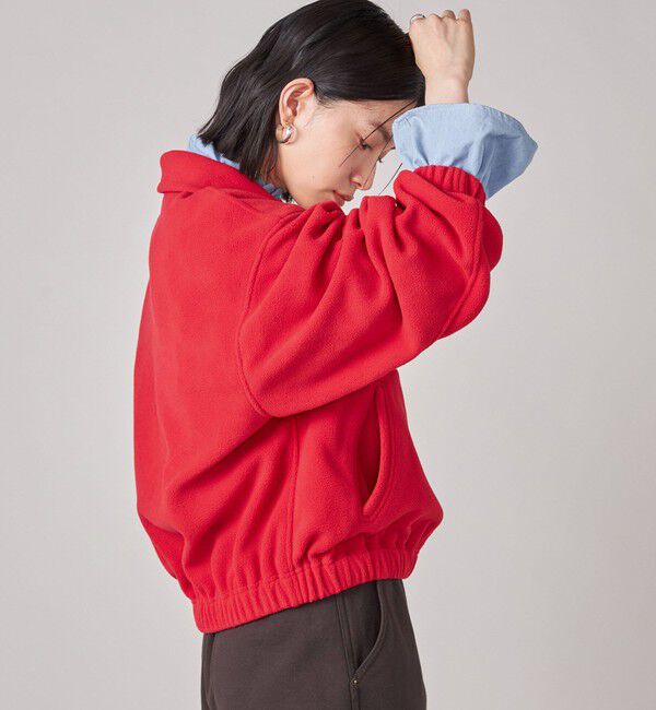 SHIPS for women「SHIPS NINE CASE:〈手洗い可能〉フリース ハーフ ジップ プルオーバー」|その他|