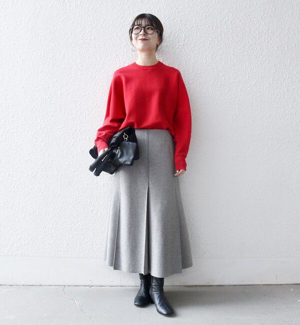 SHIPS any「SHIPS any:〈洗濯機可能〉クルーネック ドルマン ベーシック ニット プルオーバー」|ニット・セーター|