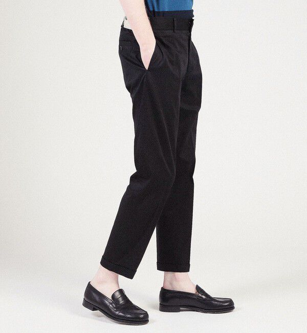 TOMORROWLAND MENS「コットンポリウレタン バックシャーリングスリムテーパードパンツ」|その他|