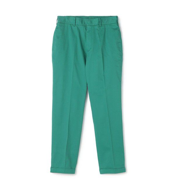 TOMORROWLAND MENS「コットンポリウレタン バックシャーリングスリムテーパードパンツ」|その他|53 グリーン