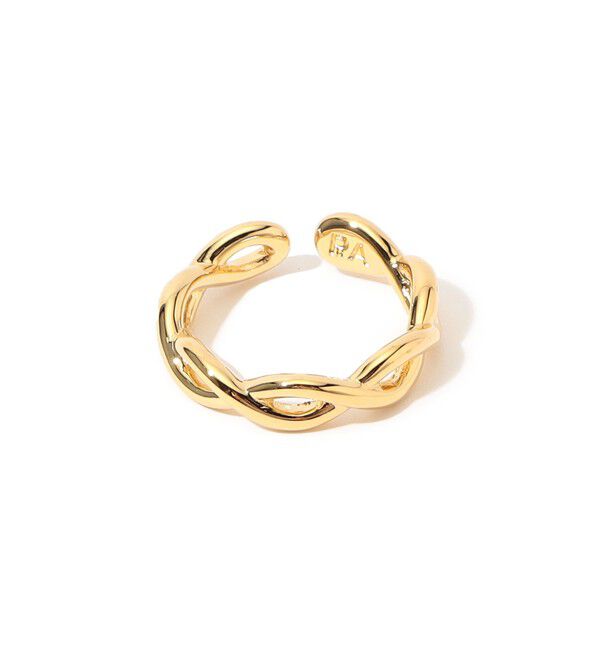 TOMORROWLAND GOODS「【別注】PHILIPPE AUDIBERT&times;TOMORROWLAND ツイストリング」|リング|91 ゴールド