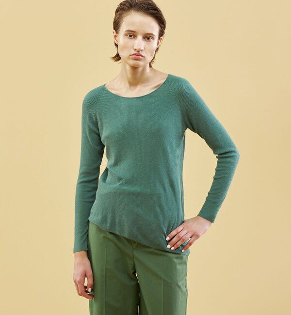 GALERIE VIE「ソフトレーヨン アシンメトリープルオーバー」|ニット・セーター|