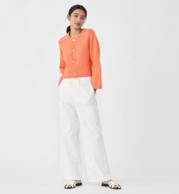 MACPHEE「コットンサージ ワイドパンツ」|その他|