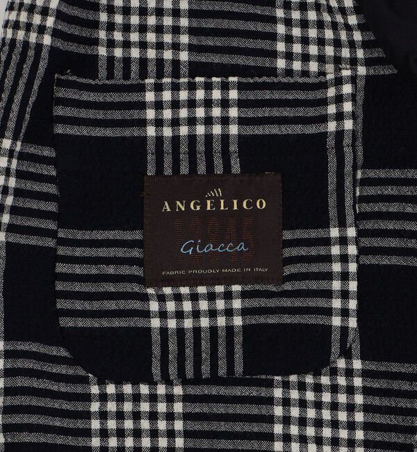 TOMORROWLAND MENS「ウールサッカー シングルブレステッド2Bジャケット Angelico」|テーラードジャケット|