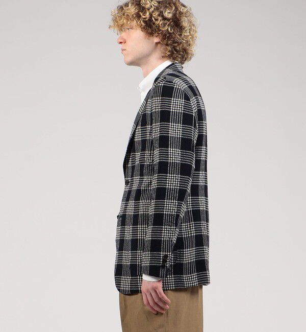 TOMORROWLAND MENS「ウールサッカー シングルブレステッド2Bジャケット Angelico」|テーラードジャケット|