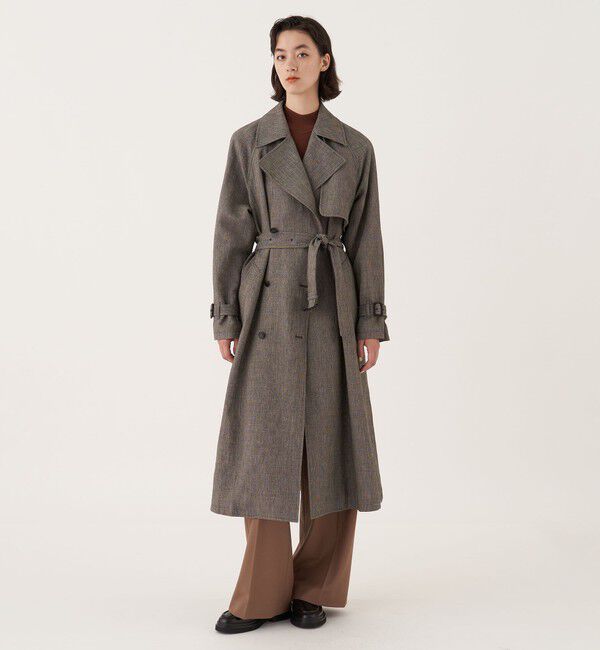 DES PRES「ウールリネン トレンチコート」|トレンチコート|