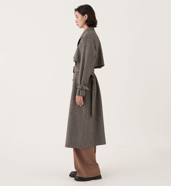 DES PRES「ウールリネン トレンチコート」|トレンチコート|
