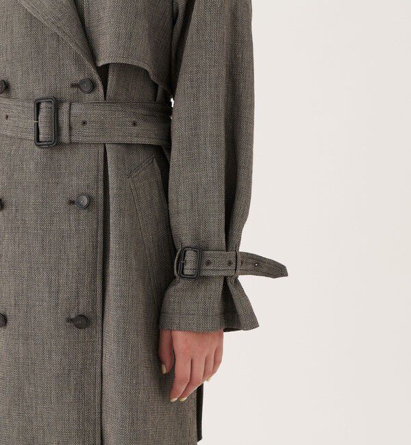 DES PRES「ウールリネン トレンチコート」|トレンチコート|
