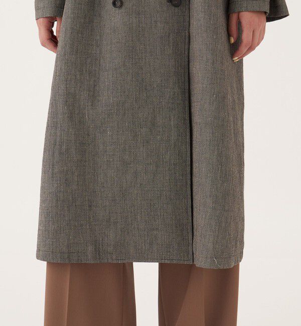 DES PRES「ウールリネン トレンチコート」|トレンチコート|