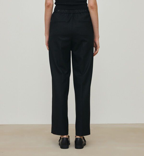 DES PRES「フランネルウールストレッチ セミワイドパンツ」|スラックス|