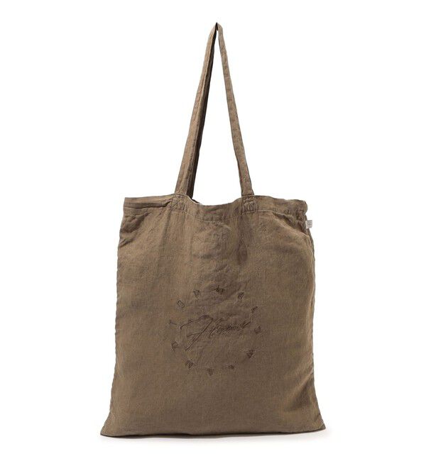 TOMORROWLAND HOME「プレーンリネン トートバッグ」|トートバッグ|49 ダークブラウン