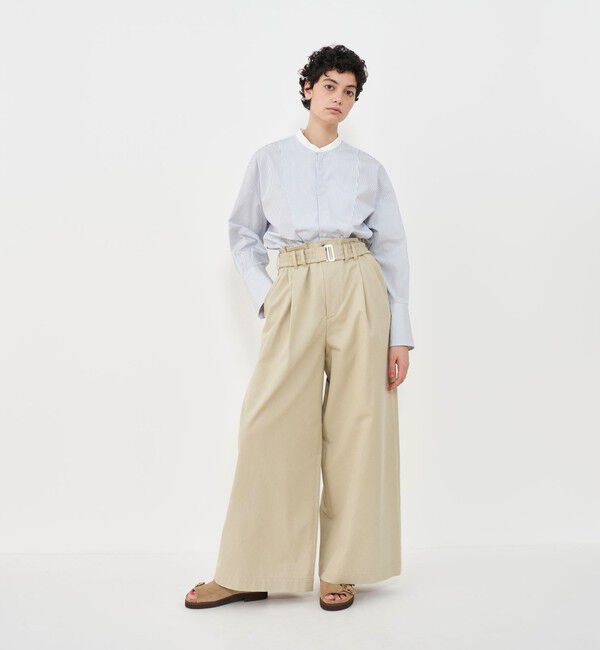 GALERIE VIE「コットンブロード ブザムシャツ」|シャツ・ブラウス|