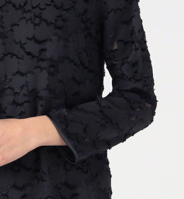 マーガレットカットジャカード フレアギャザーワンピース（Ballsey