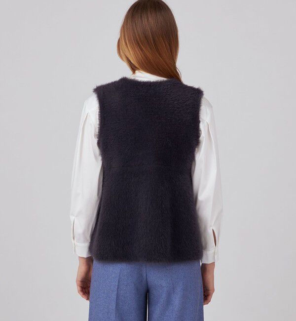 Ballsey「フェザーヤーン ペプラムベスト」|ベスト・ジレ|