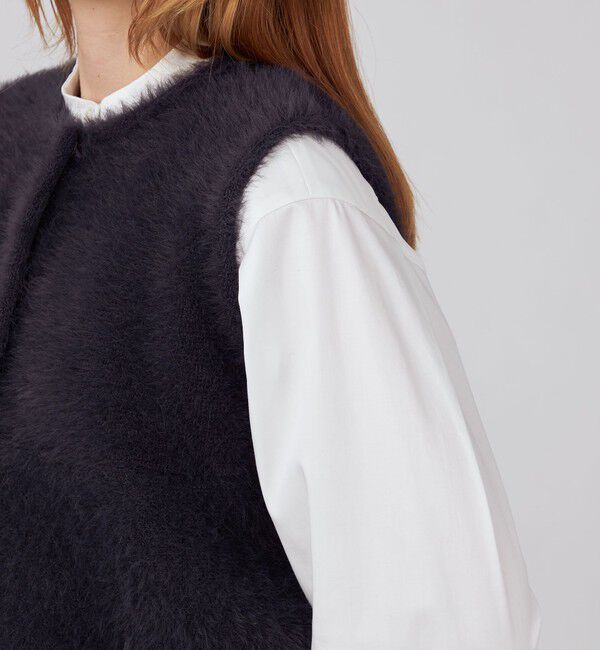 Ballsey「フェザーヤーン ペプラムベスト」|ベスト・ジレ|