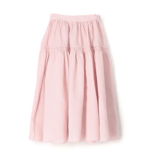 TOMORROWLAND BUYING WEAR「【別注】TEIJA ティアードスカート」|フレア|31 ライトピンク