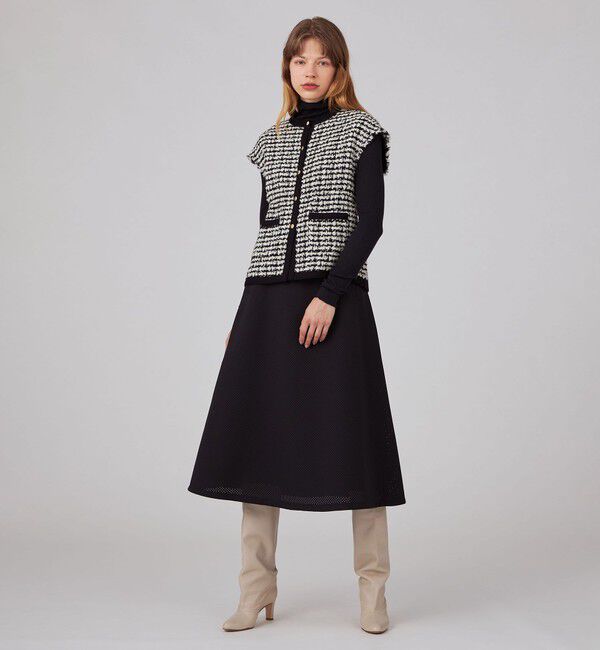ニットコンビツイード フレンチスリーブジレ（Ballsey）｜ルミネの