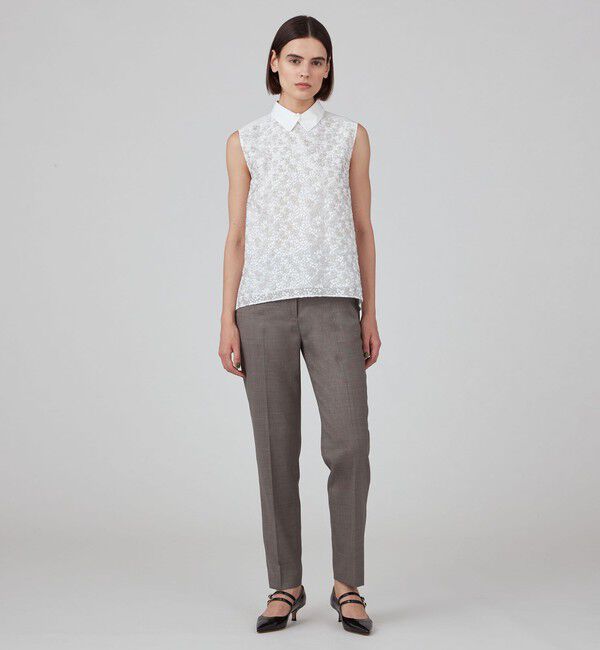 TOMORROWLAND collection「ブラウニーシャークスキン ペンシルパンツ」|スラックス|