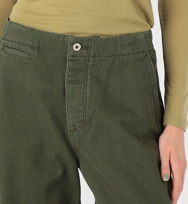 GALERIE VIE「シーアイランドカラーデニム コクーンパンツ」|チノ|