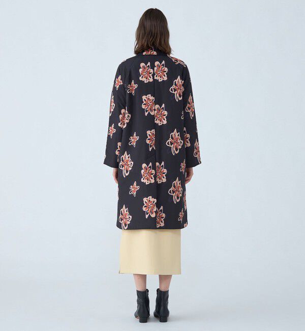 MACPHEE「フラワープリント ステンカラーコート」|ステンカラーコート|