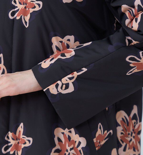 MACPHEE「フラワープリント ステンカラーコート」|ステンカラーコート|